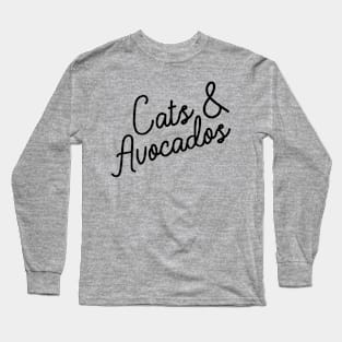 Cats & Avocados Long Sleeve T-Shirt